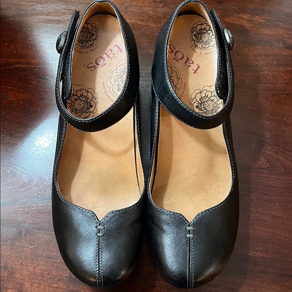 Taos Black Leather Mary Jane Flats - Picture 4 of 8